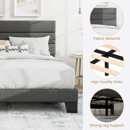 SHA CERLIN Cal King Platform Bed Frame - Image 7