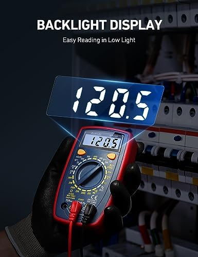 AstroAI Digital Multimeter Tester 2000 Counts - Image 5