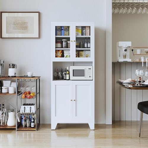 69" Tall Metal Pantry Cabinet - Image 6