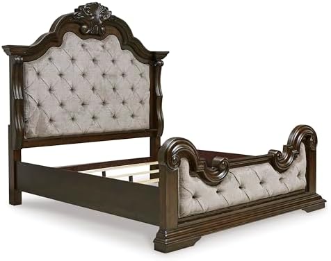 Signature Design by Ashley Maylee King Size Bed Frame and Headboard by Unknown