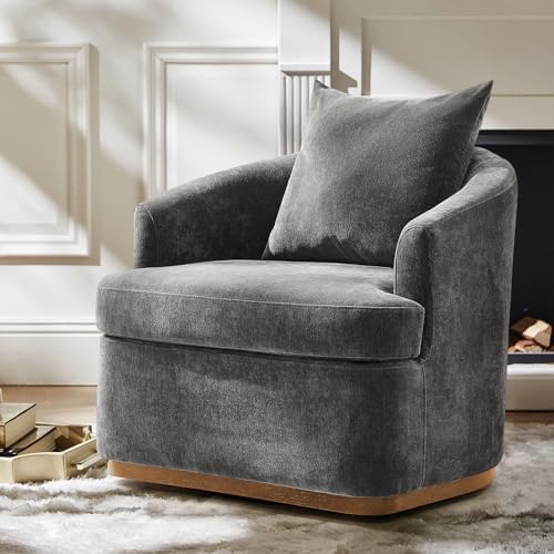 HULALA HOME Modern Swivel Accent Chair by HULALAHOME
