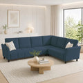 102" L Shaped Couch, 6 Seater Sectional Sofa by Jarenie