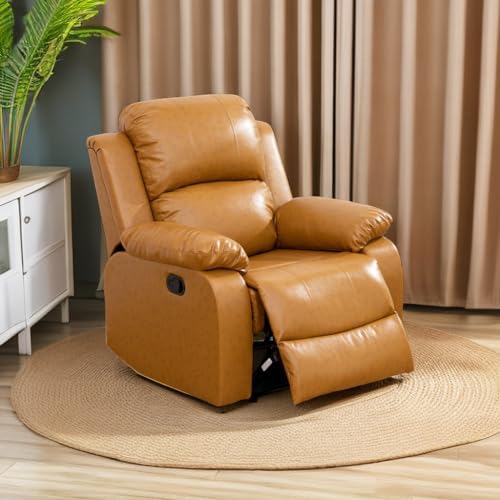 A Ainehome Living Room Furniture Set Bonded Leather Recliner Sofa Set Loveseat by AAinehome