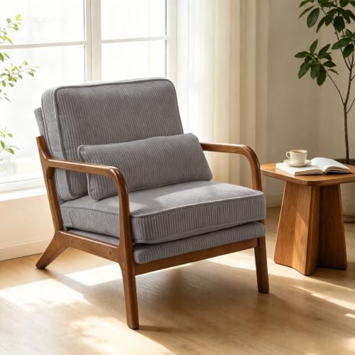 Karl home Mid-Century Modern Accent Reading Chair by Karlhome