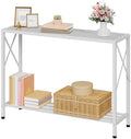 Tajsoon Console Table 41.8", 2 Tier Narrow Entryway Table by Tajsoon