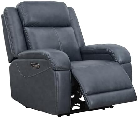 Watson & Whitely Genuine Leather Wall Hugger Power Recliner by WatsonWhitely