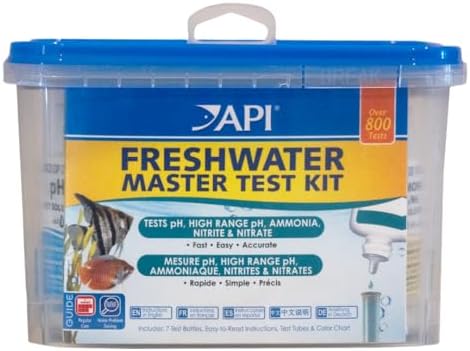 API Freshwater Master Test Kit 800-Test Freshwater Aquarium Water Kit by API