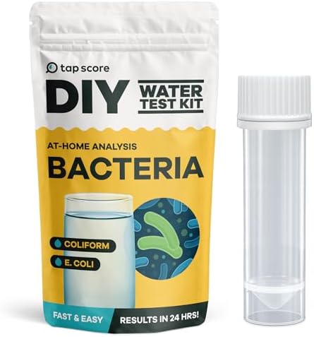 Tap Score DIY Bacteria Water Test Kit | At-Home Coliform & E. coli Detection | by TapScore