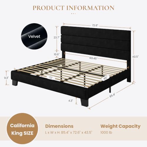 SHA CERLIN Cal King Platform Bed Frame - Image 2