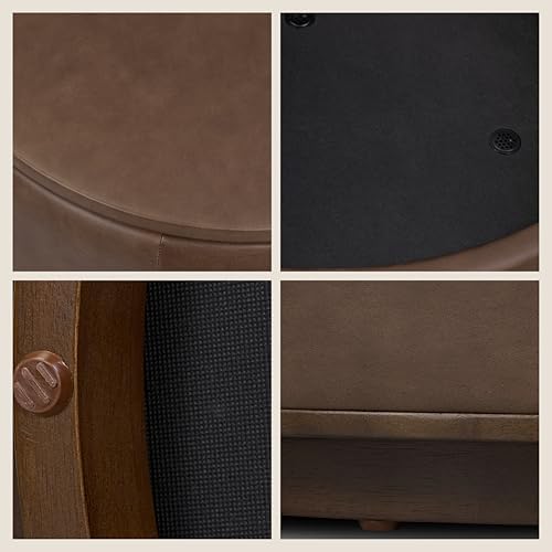 Poly & BARK Herve Storage Ottoman in Cocoa Brown Velvet - Image 6