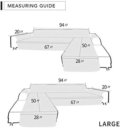 Easy-Going Reversible L-Shape Sectional Couch Cover - Image 6