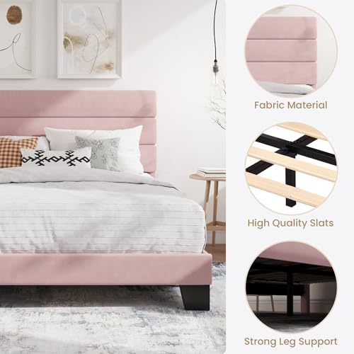 SHA CERLIN Full Platform Bed Frame - Image 6