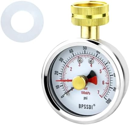 0-100 Psi Water Pressure Gauge Test by BPSSDI
