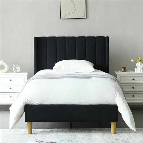 YUHUASHI Twin Bed Frame，Platform Bed - Image 3