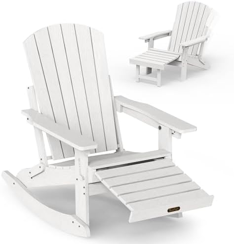 4-in-1 Adirondack Rocking Chair, by Suunyn