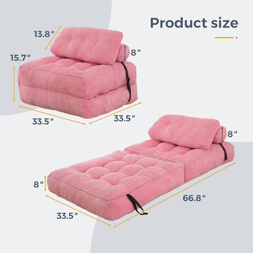 MAXYOYO Folding Sofa Bed, Convertible Chair Bed - Image 2