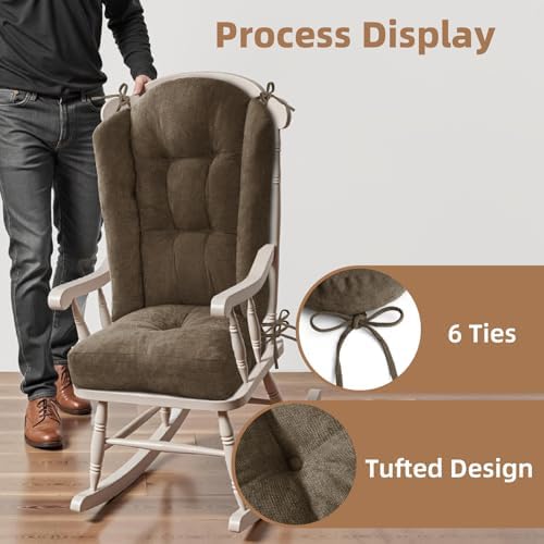 Wingback Rocking Chair Cushion - Image 3