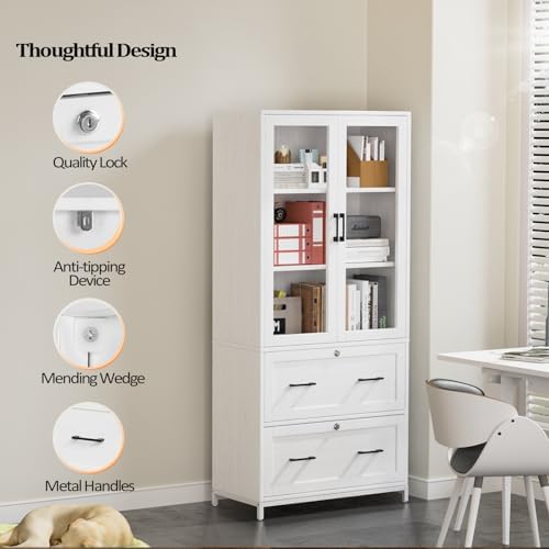 VINGLI Lateral File Cabinet - Image 6