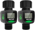 RESTMO Water Flow Meter, Measure Gallon/Liter Consumption and Flow Rate by Restmo