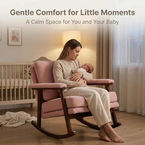 Nursery Rocking Chair for Adults and Small Spaces - Image 4