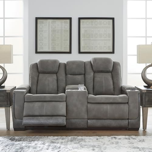 Signature Design by Ashley Power Reclining Loveseat - Image 2