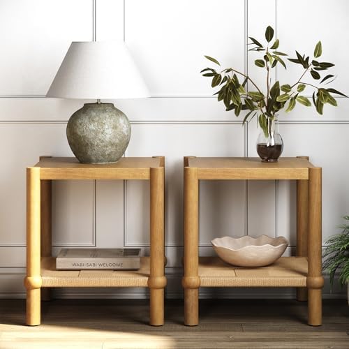 Nathan James River Modern Coastal Side Table by Unknown