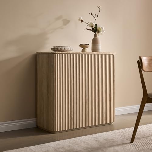 34" Fluted Sideboard Cabinet by DelArk
