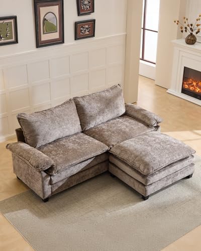 Karl home 88" 2-Seat L-Shaped Sectional Couch by Karlhome