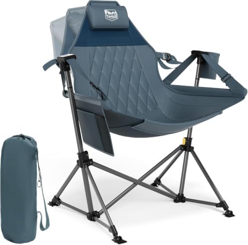 TIMBER RIDGE Hammock Camping Chair, Oversized Swinging Chair, 400lbs Load by TIMBERRIDGE