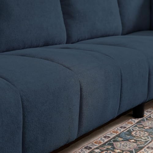 102" L Shaped Couch, 6 Seater Sectional Sofa - Image 6