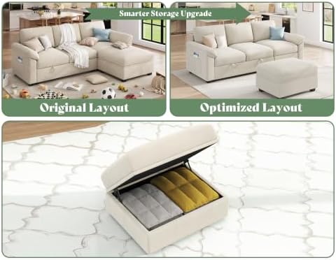 VanAcc 81" Sofa Bed, Sleeper Sofa - Image 4