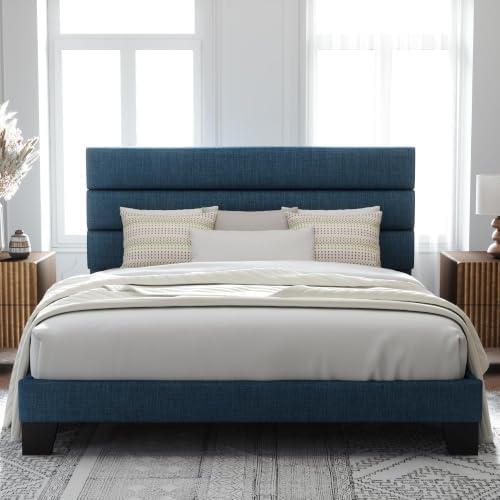 Allewie Cal King Size Platform Bed Frame by Allewie