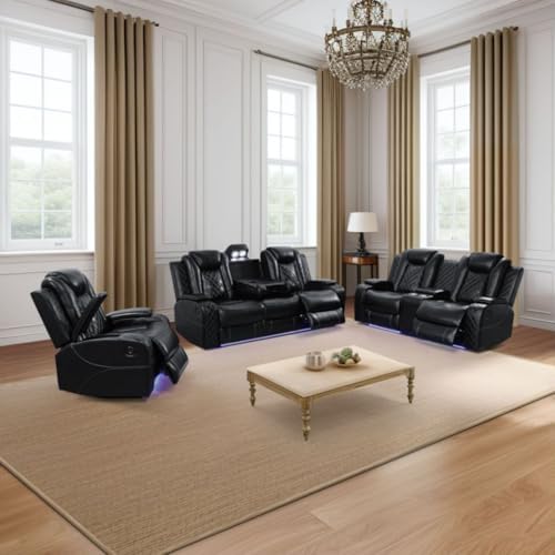 Electric Power Recliner Chair/Loveseat/Sofa Living Room, Comfy Home Theater - Image 6