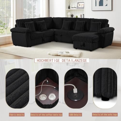 Oversized Modular Sectional Sleeper Sofas - Image 5