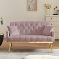 hansones 55-Inch Modern Velvet Loveseat Sofa by hansones