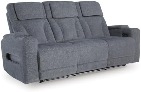 Signature Design by Ashley RiverTest Power Reclining Sofa, Easy View Adjustable by Unknown
