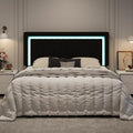 SHA CERLIN King Size Velvet Bed Frame by SHACERLIN