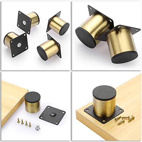 OwnMy 2 Inch Stainless Steel Furniture Legs Feets Metal Cabinet Desk Legs - Image 5