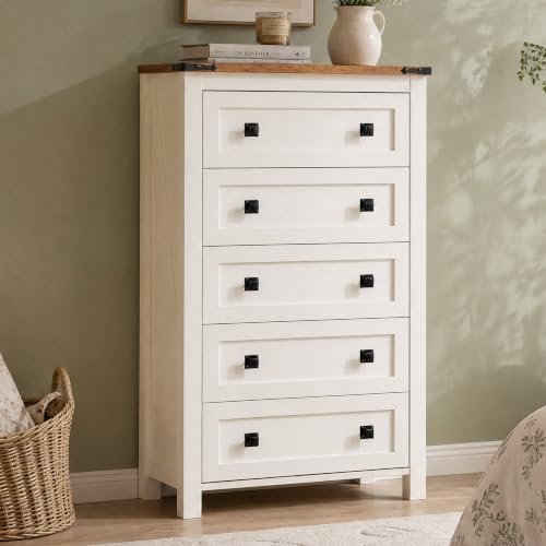 RedLemon Farmhouse 48" 5-Drawer Dresser by REDLEMON