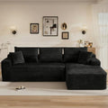 108" L Shaped Cloud Boneless Sectional Couches by Unknown