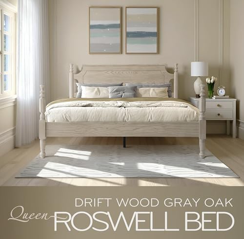 Solid Wood Queen Size Platform Bed Frame - Image 3