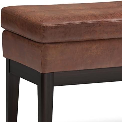 SIMPLIHOME Carlson Ottoman Bench - Image 5