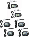 AQUANEAT 6 Pack Aquarium Thermometer, Fish Tank Thermometer, Digital by Aquaneat