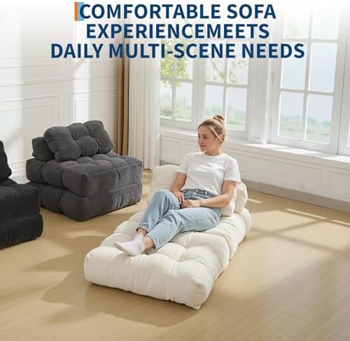 Garvee Folding Sofa Bed, Convertible Sleeper Chair - Image 7
