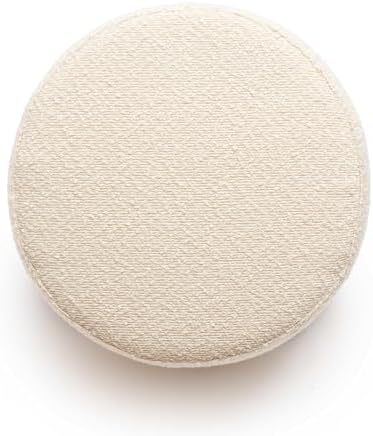 Tov Furniture Jaine Round Boucle Upholstered Stool - Image 6