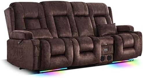 TUNYI Power Loveseat Recliner Sofa by Becomesyourhomepartner