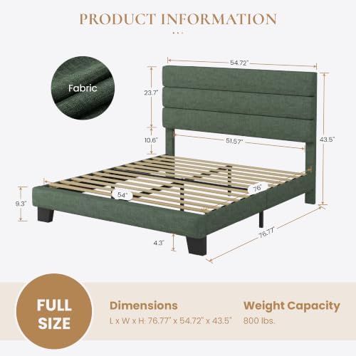 SHA CERLIN Full Platform Bed Frame - Image 2