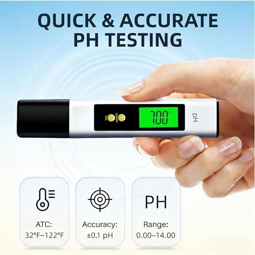 Digital pH Meter for Water, 0.01 High Accuracy pH Tester Pen, Portable Water - Image 4