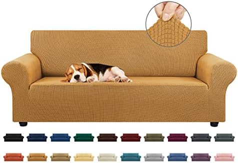 KEKUOU Stretch Couch Covers for Sofa, 3 Cushion Couch Slipcover by KEKUOU
