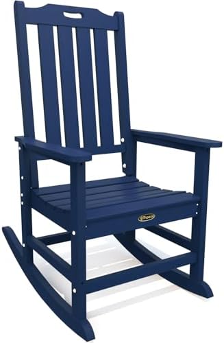 THOEOE Outdoor Rocking Chairs, Oversized Patio Rocking Chair by THOEOE